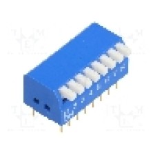 Intrerupator DIP, 2 pozitii, montare THT, 8 sectiuni, NINIGI - 