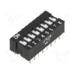 Intrerupator DIP, 2 pozitii, montare THT, 8 sectiuni, OMRON OCB - A6E-8101-N Intrerupator DIP, 2 pozitii, montare THT, 8 sectiuni, OMRON OCB - A6E-8101-N