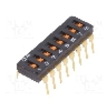Intrerupator DIP, 2 pozitii, montare THT, 8 sectiuni, OMRON OCB - A6T-8101 Intrerupator DIP, 2 pozitii, montare THT, 8 sectiuni, OMRON OCB - A6T-8101