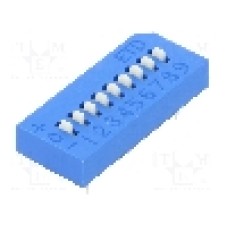 Intrerupator DIP, 2 pozitii, montare THT, 9 sectiuni, ECE - ETD109EZ