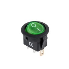 Intrerupator 12V, verde, cu bec, IRS 101, L100845 Intrerupator 12V, verde, cu bec, IRS 101, L100845