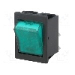 Intrerupator OFF-ON, 2 pozitii, DPST, BULGIN - C1353ALMBG3 Intrerupator OFF-ON, 2 pozitii, DPST, BULGIN - C1353ALMBG3