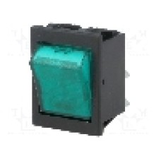 Intrerupator OFF-ON, 2 pozitii, DPST, BULGIN - C1353ALMBG3