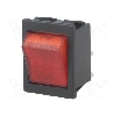 Intrerupator OFF-ON, 2 pozitii, DPST, BULGIN - C1353ALMBR3 Intrerupator OFF-ON, 2 pozitii, DPST, BULGIN - C1353ALMBR3