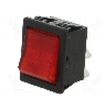 Intrerupator OFF-ON, 2 pozitii, DPST, BULGIN - C1353ATMBR3