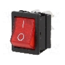 Intrerupator OFF-ON, 2 pozitii, DPST, BULGIN - C1353ATMBR3602AW