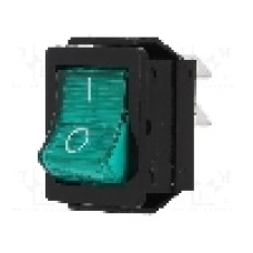 Intrerupator OFF-ON, 2 pozitii, DPST, BULGIN - C1353VQGBG3602AW