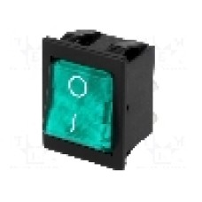Intrerupator OFF-ON, 2 pozitii, DPST, BULGIN - C1553ALMBG3