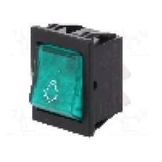 Intrerupator OFF-ON, 2 pozitii, DPST, BULGIN - C1553ALMBG31077W