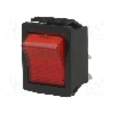 Intrerupator OFF-ON, 2 pozitii, DPST, BULGIN - C1553ATMBR3