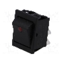 Intrerupator OFF-ON, 2 pozitii, DPST, BULGIN - C1553PLMBR3