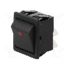 Intrerupator OFF-ON, 2 pozitii, DPST, BULGIN - C1553PTMBR3