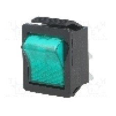 Intrerupator OFF-ON, 2 pozitii, DPST, BULGIN - C1553VQGBG3