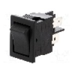 Intrerupator OFF-ON, 2 pozitii, DPST, BULGIN - H8550VBBB Intrerupator OFF-ON, 2 pozitii, DPST, BULGIN - H8550VBBB