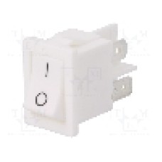 Intrerupator OFF-ON, 2 pozitii, DPST, BULGIN - H8550VBWW076B Intrerupator OFF-ON, 2 pozitii, DPST, BULGIN - H8550VBWW076B