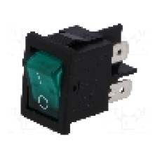 Intrerupator OFF-ON, 2 pozitii, DPST, BULGIN - H8553VBBG3076W