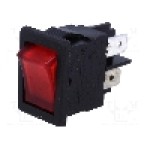 Intrerupator OFF-ON, 2 pozitii, DPST, BULGIN - H8553VBBR3 Intrerupator OFF-ON, 2 pozitii, DPST, BULGIN - H8553VBBR3