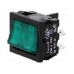 Intrerupator OFF-ON, 2 pozitii, DPST, BULGIN - H8653VBBG3 Intrerupator OFF-ON, 2 pozitii, DPST, BULGIN - H8653VBBG3