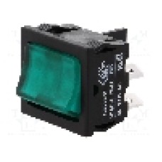 Intrerupator OFF-ON, 2 pozitii, DPST, BULGIN - H8653VBBG3