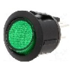 Intrerupator OFF-ON, 2 pozitii, DPST, BULGIN - R13244BBG3 Intrerupator OFF-ON, 2 pozitii, DPST, BULGIN - R13244BBG3