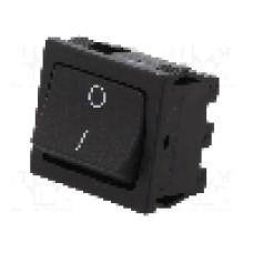 Intrerupator OFF-ON, 2 pozitii, DPST, BULGIN - X8650VBBB076W