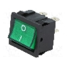 Intrerupator OFF-ON, 2 pozitii, DPST, {{Producator}} - RSSM2014C3GN