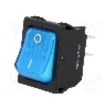 Intrerupator OFF-ON, 2 pozitii, DPST, SCI - R13-117B-01-BBL-2D-N-2