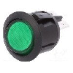 Intrerupator OFF-ON, 2 pozitii, DPST, SCI - R13-244B-02-BG Intrerupator OFF-ON, 2 pozitii, DPST, SCI - R13-244B-02-BG