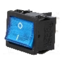 Intrerupator OFF-ON, 2 pozitii, DPST, SCI - R13-33B-02-BBL-2D-N-2