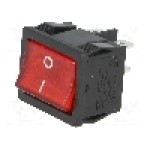 Intrerupator OFF-ON, 2 pozitii, DPST, SCI - R13-33B-02-BR-2D-N-2 Intrerupator OFF-ON, 2 pozitii, DPST, SCI - R13-33B-02-BR-2D-N-2