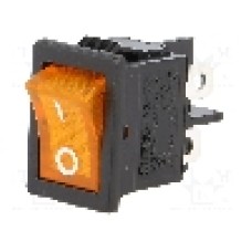 Intrerupator OFF-ON, 2 pozitii, DPST, SCI - R13-73C-02-BY-2D-N-2
