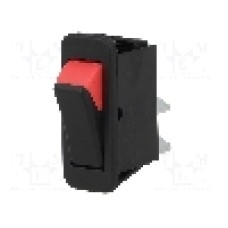 Intrerupator OFF-ON, 2 pozitii, SPST, BULGIN - C1300XBMBBR