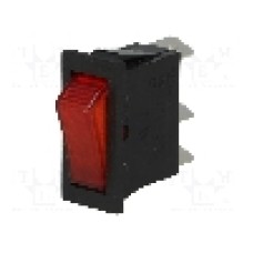 Intrerupator OFF-ON, 2 pozitii, SPST, BULGIN - C5503AAMBR3 Intrerupator OFF-ON, 2 pozitii, SPST, BULGIN - C5503AAMBR3