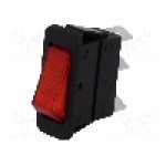 Intrerupator OFF-ON, 2 pozitii, SPST, BULGIN - C5503ABMBR3 Intrerupator OFF-ON, 2 pozitii, SPST, BULGIN - C5503ABMBR3