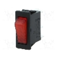 Intrerupator OFF-ON, 2 pozitii, SPST, BULGIN - C5503ALMBR3 Intrerupator OFF-ON, 2 pozitii, SPST, BULGIN - C5503ALMBR3