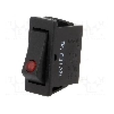 Intrerupator OFF-ON, 2 pozitii, SPST, BULGIN - C5503PLBR5