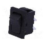 Intrerupator OFF-(ON), 2 pozitii, SPST, BULGIN - H8601VBBB Intrerupator OFF-(ON), 2 pozitii, SPST, BULGIN - H8601VBBB