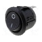 Intrerupator OFF-ON, 2 pozitii, SPST, BULGIN - R13112ABB076W Intrerupator OFF-ON, 2 pozitii, SPST, BULGIN - R13112ABB076W
