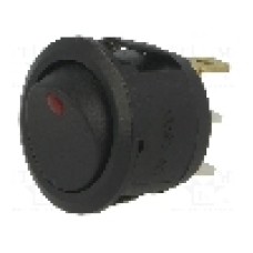 Intrerupator OFF-ON, 2 pozitii, SPST, BULGIN - R13112B2BR6