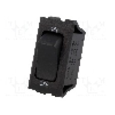 Intrerupator OFF-ON, 2 pozitii, SPST, CANAL ELECTRONIC - HB-110-C7N-BBR-A