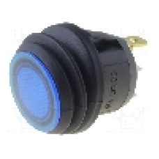 Intrerupator OFF-(ON), 2 pozitii, SPST, SCI - R13-112B8F-02-BUNN-0A-L2