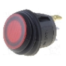 Intrerupator OFF-ON, 2 pozitii, SPST, SCI - R13-112B8W-02-BRNN-0A-L2