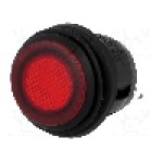 Intrerupator OFF-ON, 2 pozitii, SPST, SCI - R13-112B8W-02-BRNN-0A-N2 Intrerupator OFF-ON, 2 pozitii, SPST, SCI - R13-112B8W-02-BRNN-0A-N2