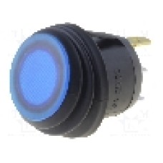 Intrerupator OFF-ON, 2 pozitii, SPST, SCI - R13-112B8W-02-BUNN-0A-L2