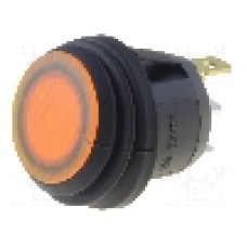 Intrerupator OFF-ON, 2 pozitii, SPST, SCI - R13-112B8W-02-BYNN-0A-L2 Intrerupator OFF-ON, 2 pozitii, SPST, SCI - R13-112B8W-02-BYNN-0A-L2