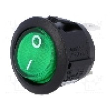 Intrerupator OFF-(ON), 2 pozitii, SPST, SCI - R13-112BF-02-BG-2-N-2