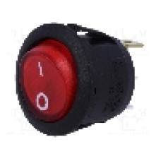 Intrerupator OFF-(ON), 2 pozitii, SPST, SCI - R13-112BF-02-BR-2D-N-2