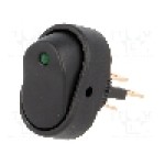 Intrerupator OFF-ON, 2 pozitii, SPST, SCI - R13-133L-01-BBG-L-2 Intrerupator OFF-ON, 2 pozitii, SPST, SCI - R13-133L-01-BBG-L-2