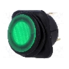 Intrerupator OFF-ON, 2 pozitii, SPST, SCI - R13-203B84-01-BGGN5