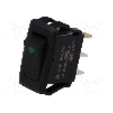 Intrerupator OFF-(ON), 2 pozitii, SPST, SCI - R13-205B2F-01-G-L1